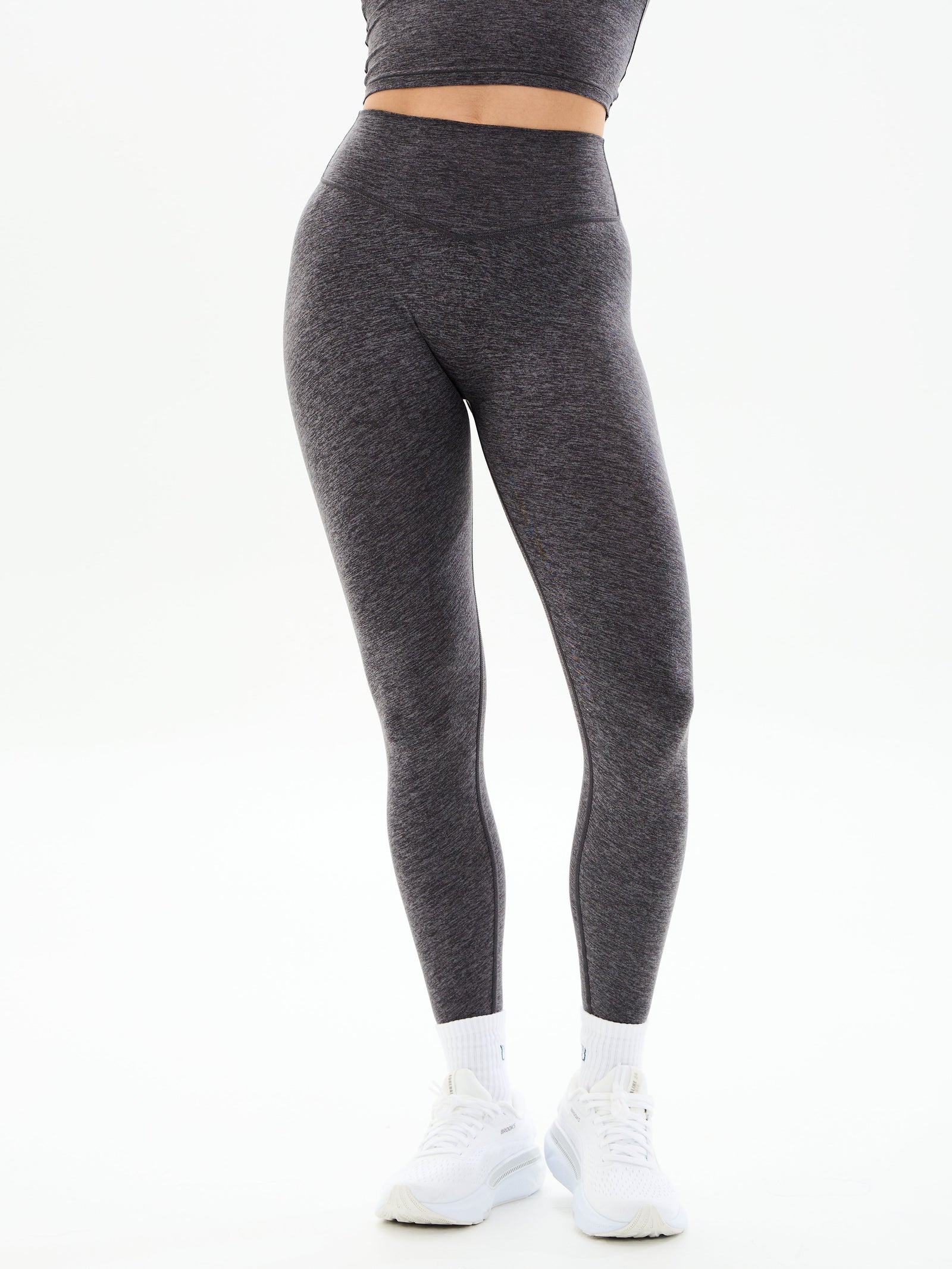 Dream Heathered Legging - Heather Charcoal