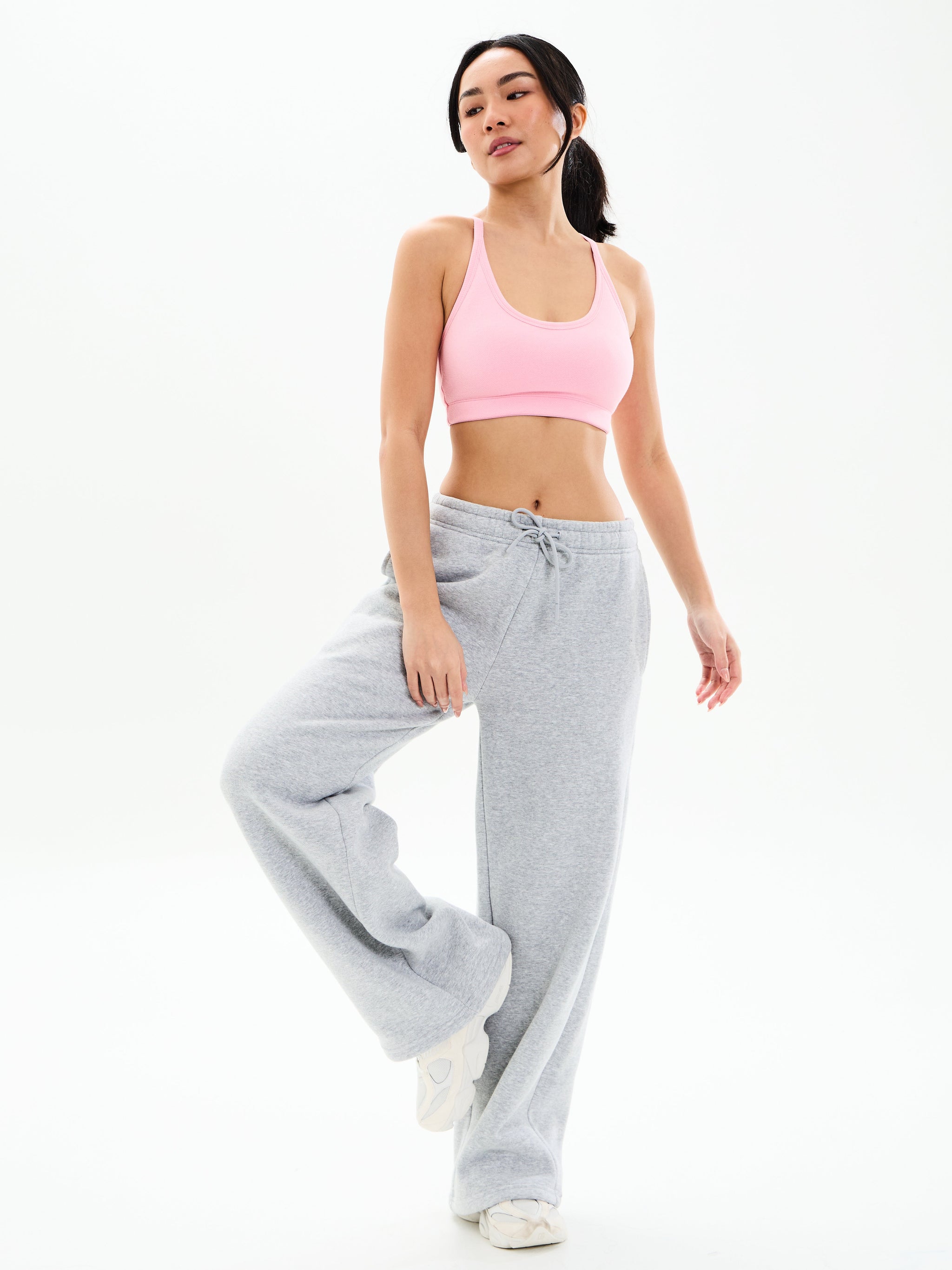 Plush Fleece Bralette - Plastic Pink