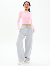 Thumbnail 4 of Base Layer Long Sleeve Waist Top - Plastic Pink, 4 of 5