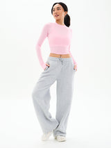 Thumbnail 5 of Base Layer Long Sleeve Waist Top - Plastic Pink, 5 of 5