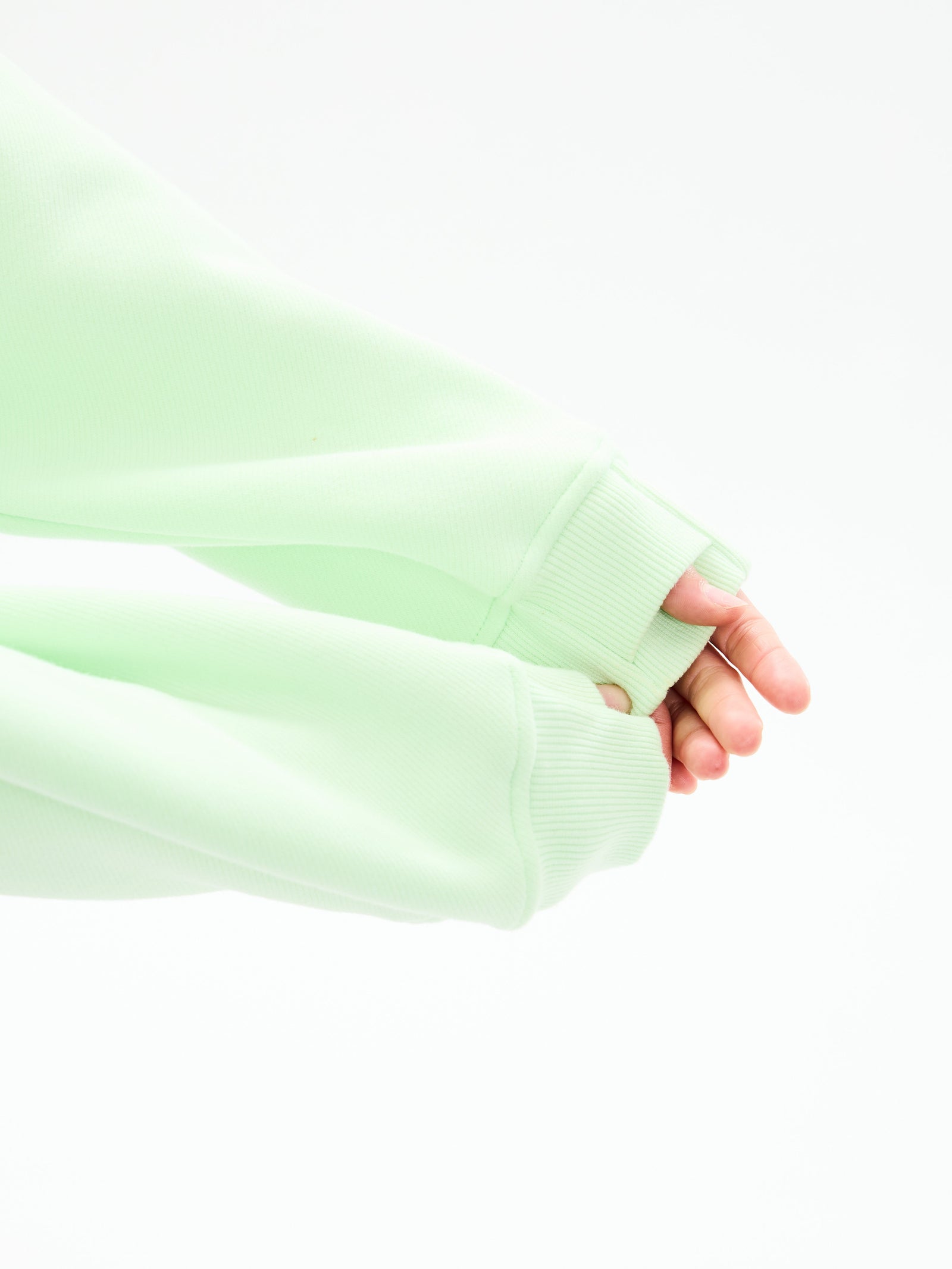 Plush Fleece Crew Pullover - Honeydew