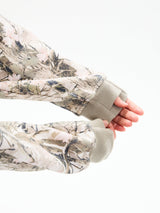 Thumbnail 2 of Plush Fleece Crew Pullover - Pink Camo, 2 of 5