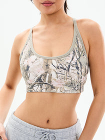 Plush Fleece Bralette - Pink Camo