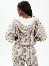 Thumbnail 3 of Plush Fleece Zip Hoodie - Pink Camo, 3 of 5