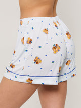 Thumbnail 5 of **PREORDER** Pajama Shorts Set - Pancake Print, 5 of 5