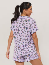 Thumbnail 3 of **PREORDER** Pajama Shorts Set - Dumbbell Print, 3 of 4