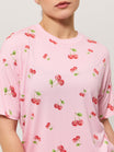 **PREORDER** Pajama Tee Shirt - Cherry Print