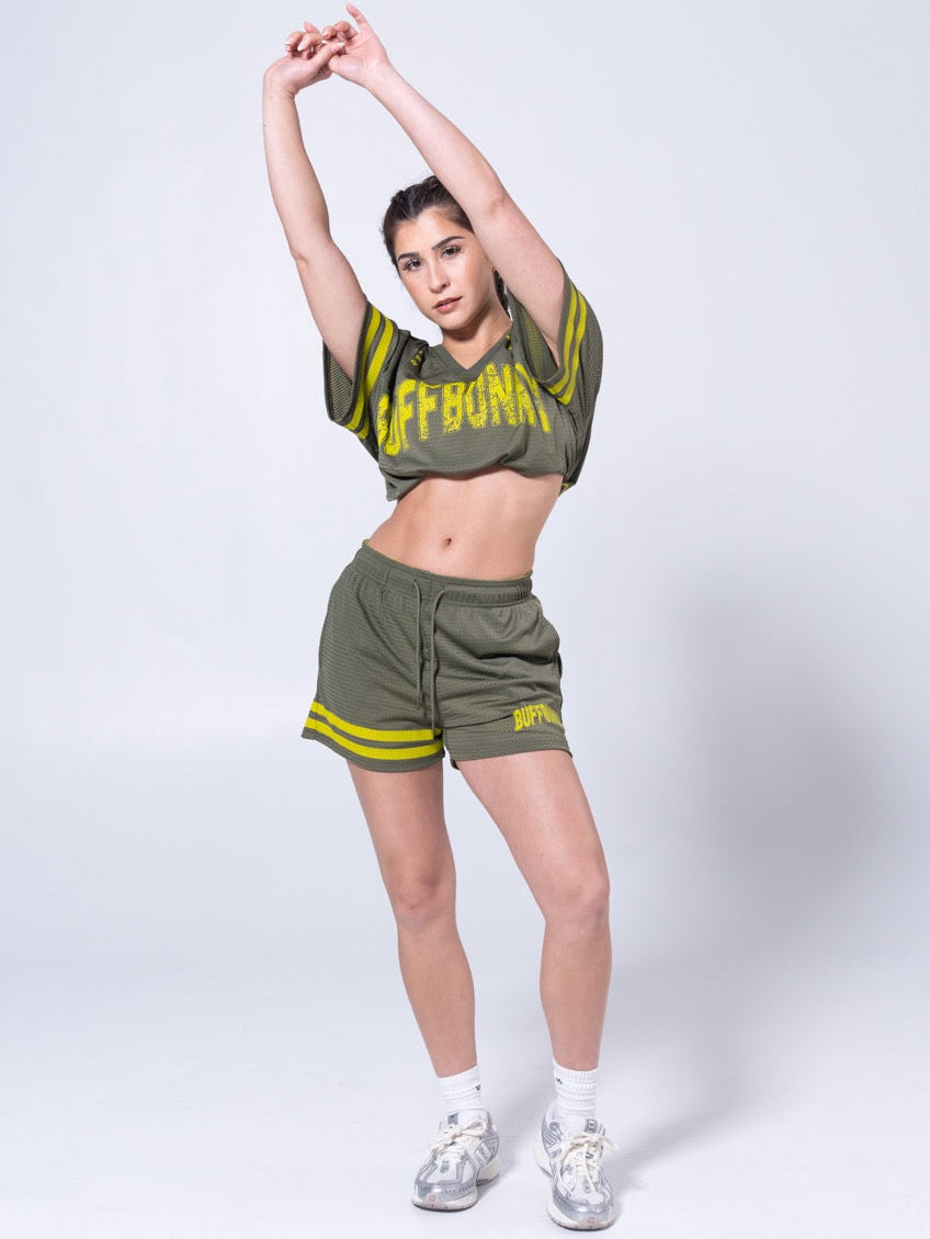 Iconic Mesh Jersey - Gamma Green