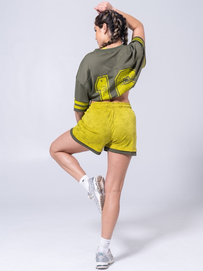 Iconic Mesh Short - Gamma Green