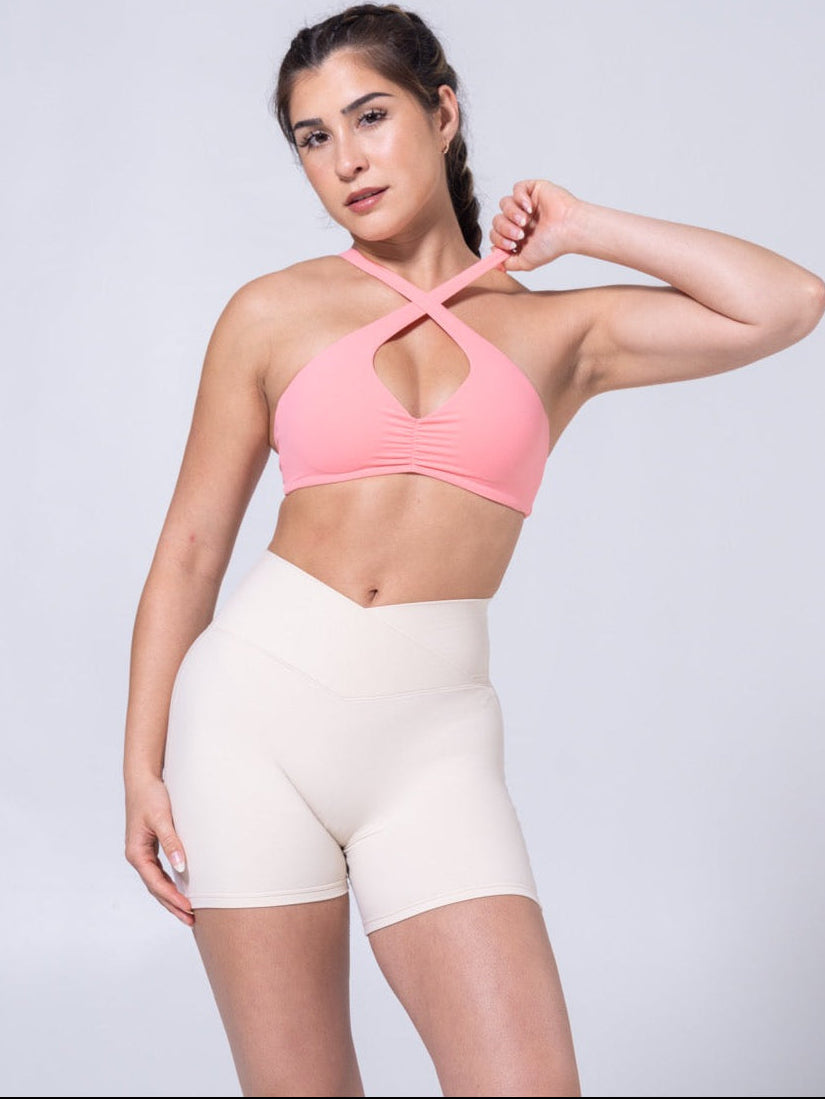 Strong Sports Bra - Guava