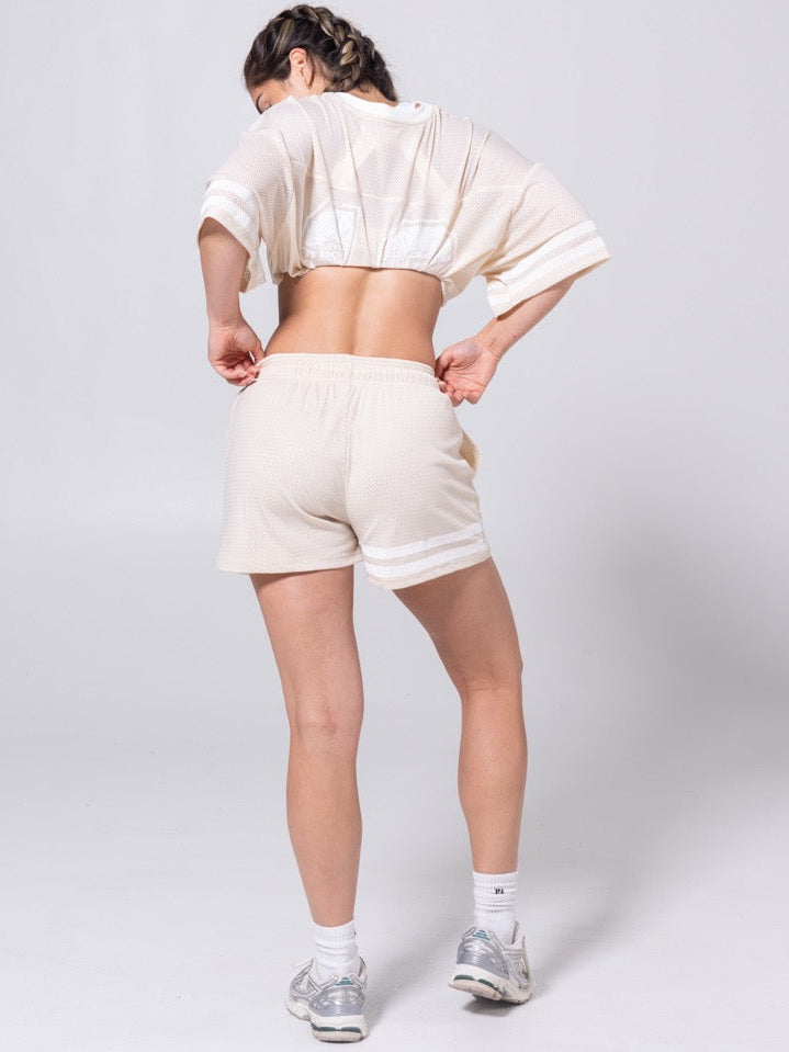 Iconic Mesh Short - Stardust