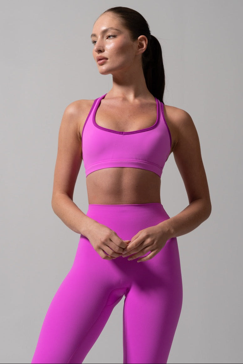 Sweetheart Nubre Sports Bra - Tango and Grape Juice