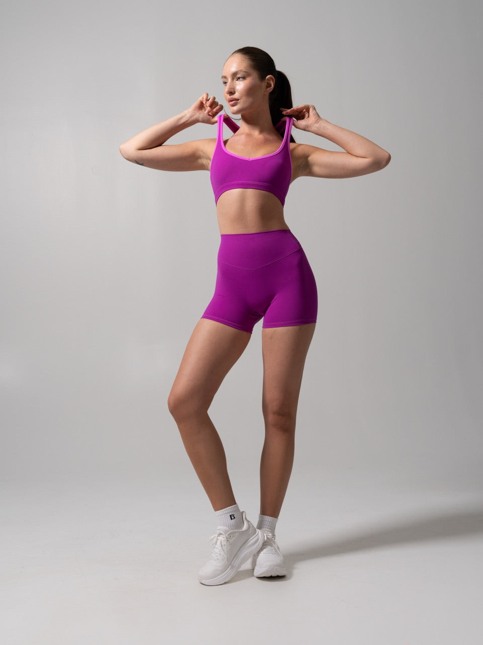 Sweetheart Nubre Sports Bra - Grape Juice and Tango