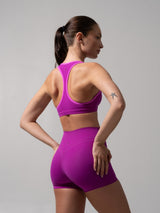 Thumbnail 4 of Sweetheart Nubre Sports Bra - Grape Juice and Tango, 4 of 6