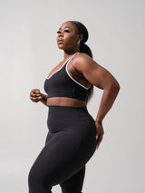 Thumbnail 5 of Sweetheart Nubre Sports Bra - Onyx Black and White, 5 of 5