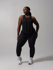 Go With The Flow Hip Tank - Onyx Black