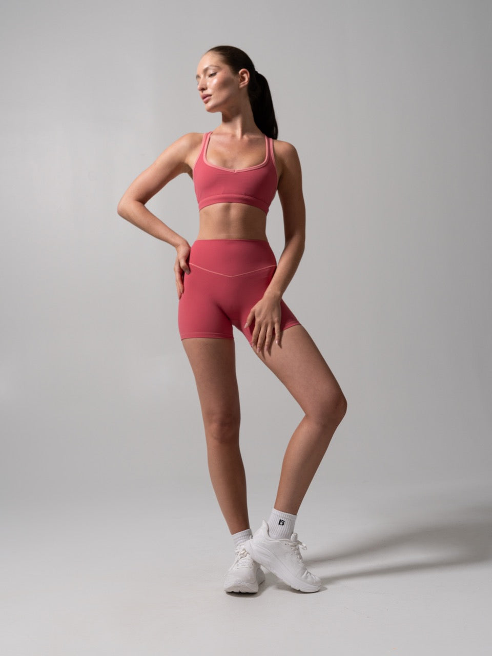 Micro Legacy Short 4" - Burnt Sugar and Rose Blush