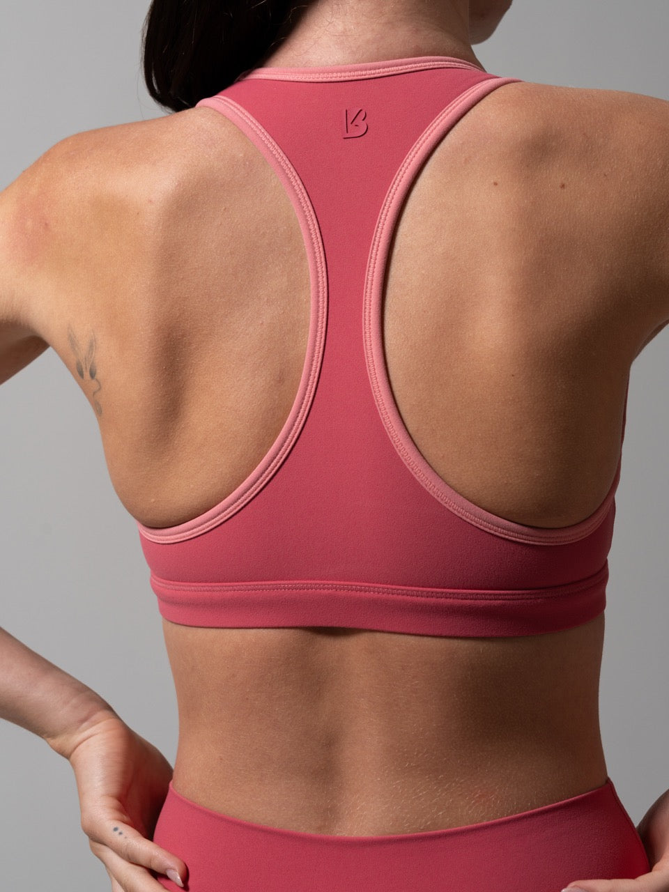 Sweetheart Nubre Sports Bra - Burnt Sugar and Rose Blush