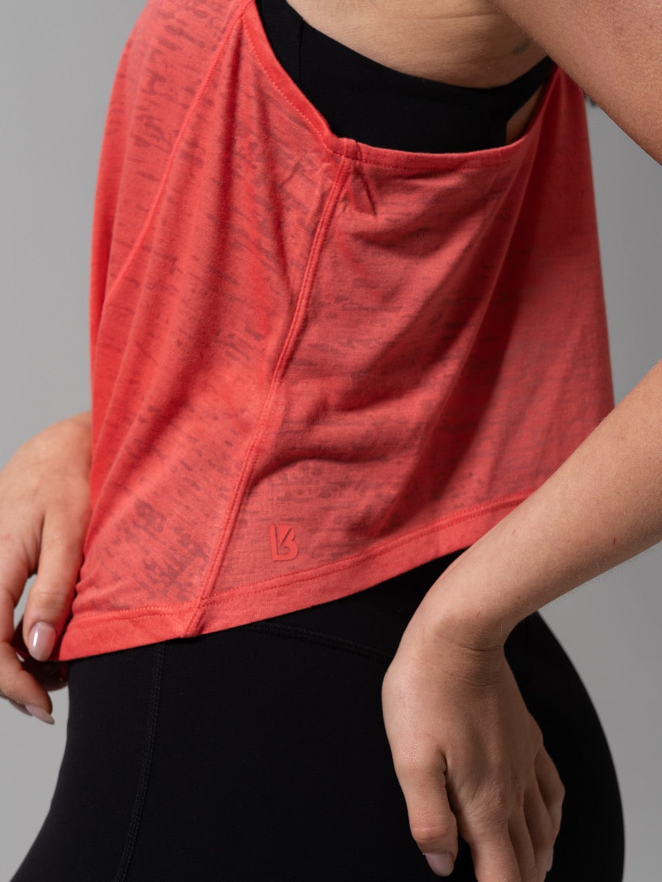 Go With The Flow Hip Tank - Tequila Sunrise