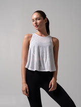 Thumbnail 7 of Go With The Flow Hip Tank - White, 7 of 7