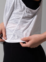Thumbnail 3 of Go With The Flow Hip Tank - White, 3 of 7