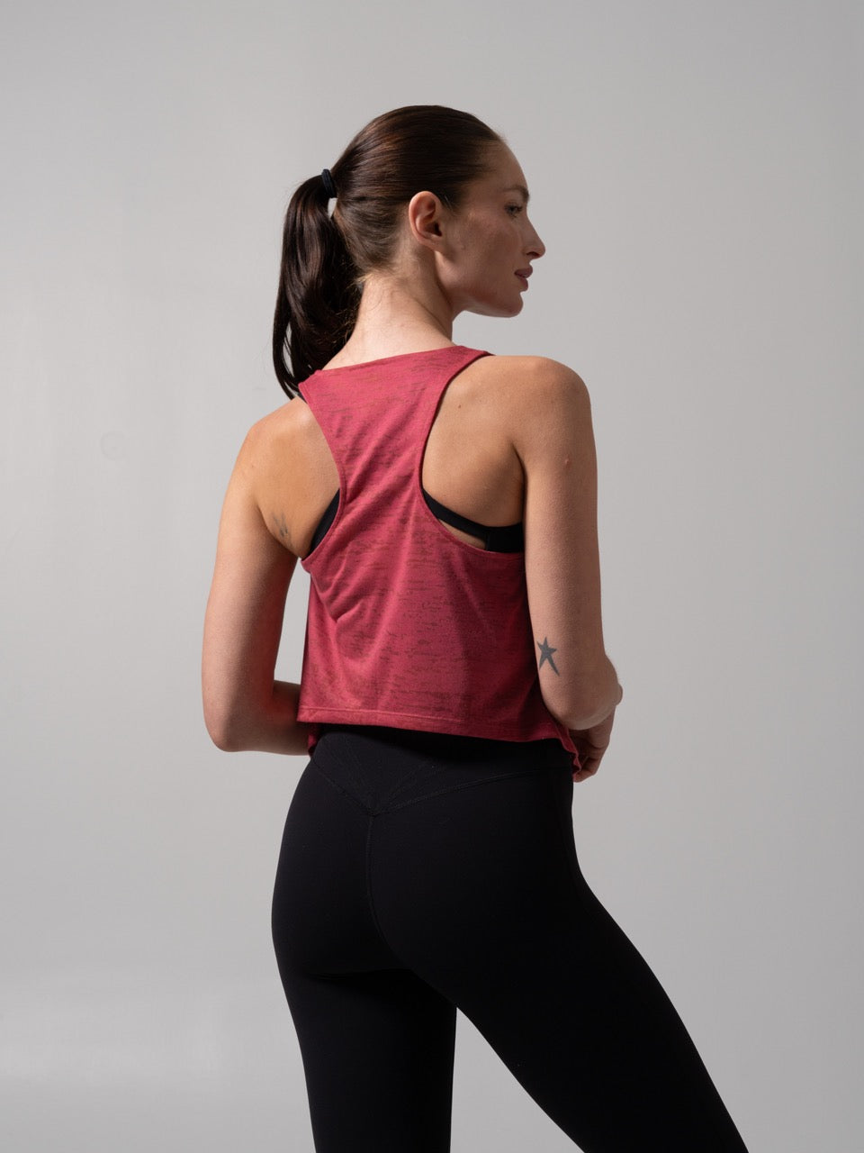Go With The Flow Hip Tank - Burnt Sugar