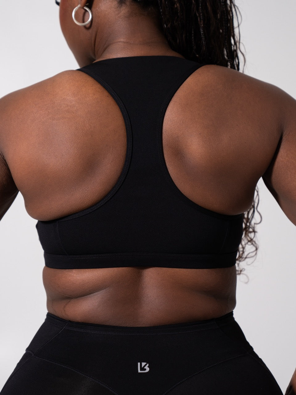 Sprint Her Sports Bra - Onyx Black