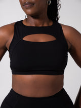 Thumbnail 1 of Sprint Her Sports Bra - Onyx Black, 1 of 7