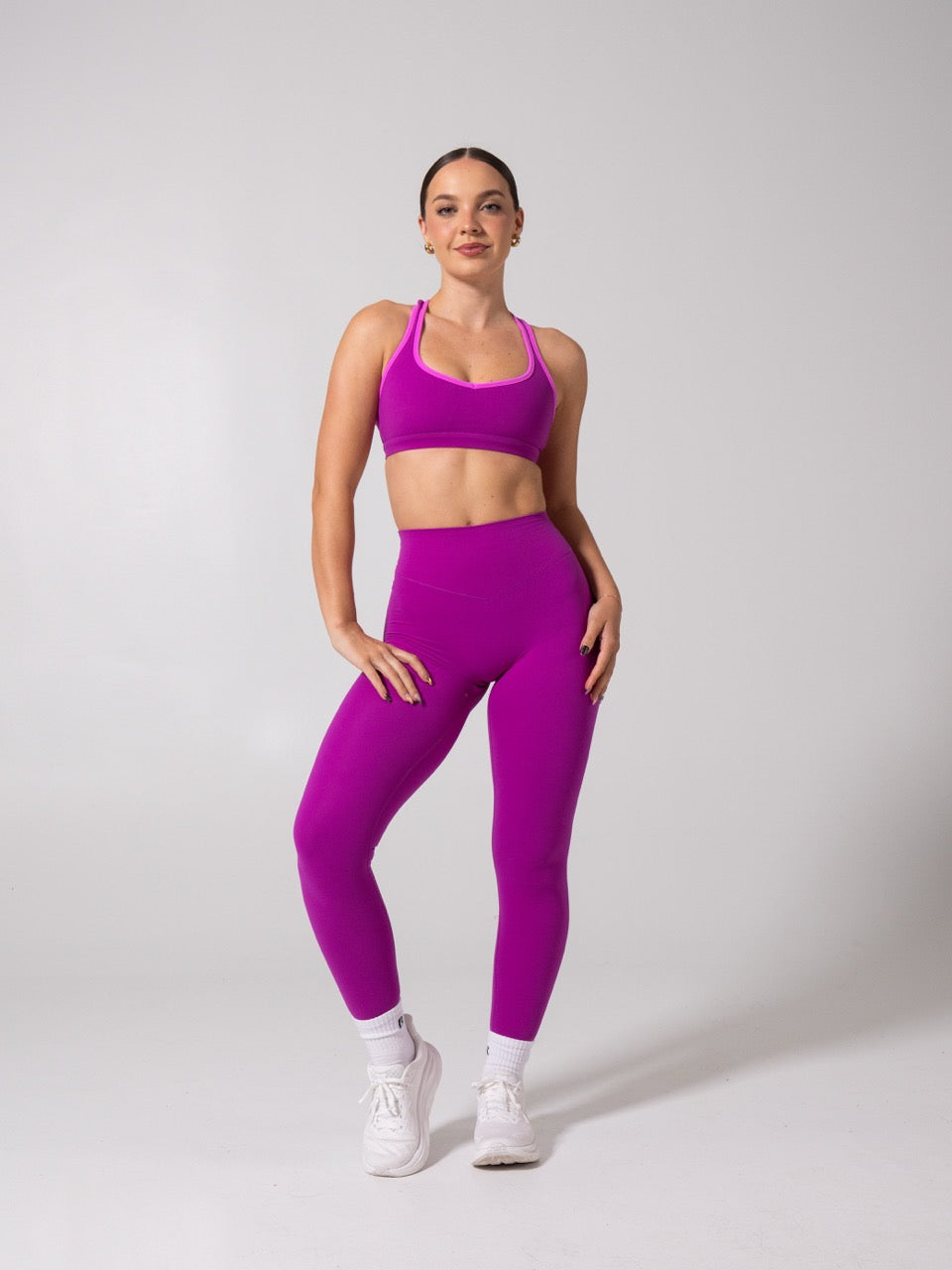 Micro Legacy Legging - Grape Juice
