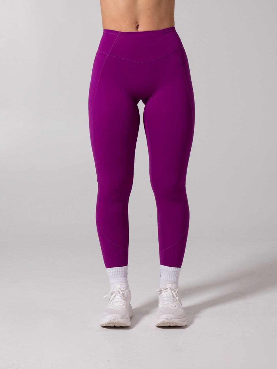 Airbrush Multi Pocket Legging - Grape Juice