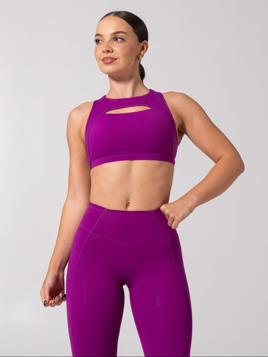 Sprint Her Sports Bra - Grape Juice