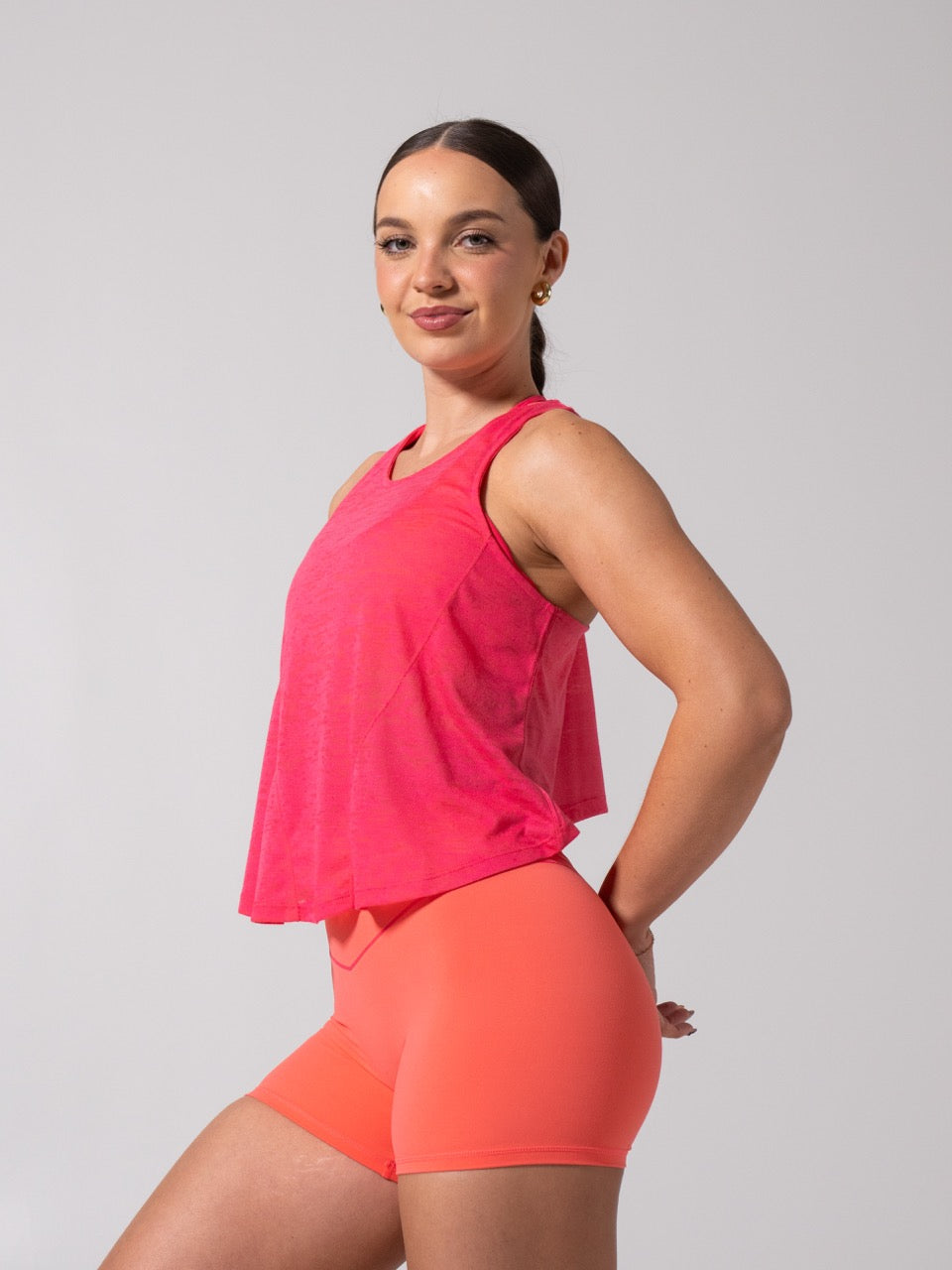 Go With The Flow Hip Tank - Punch