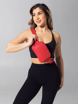 Thumbnail 1 of Breakthrough Belt Bag - Lipstick Red, 1 of 4