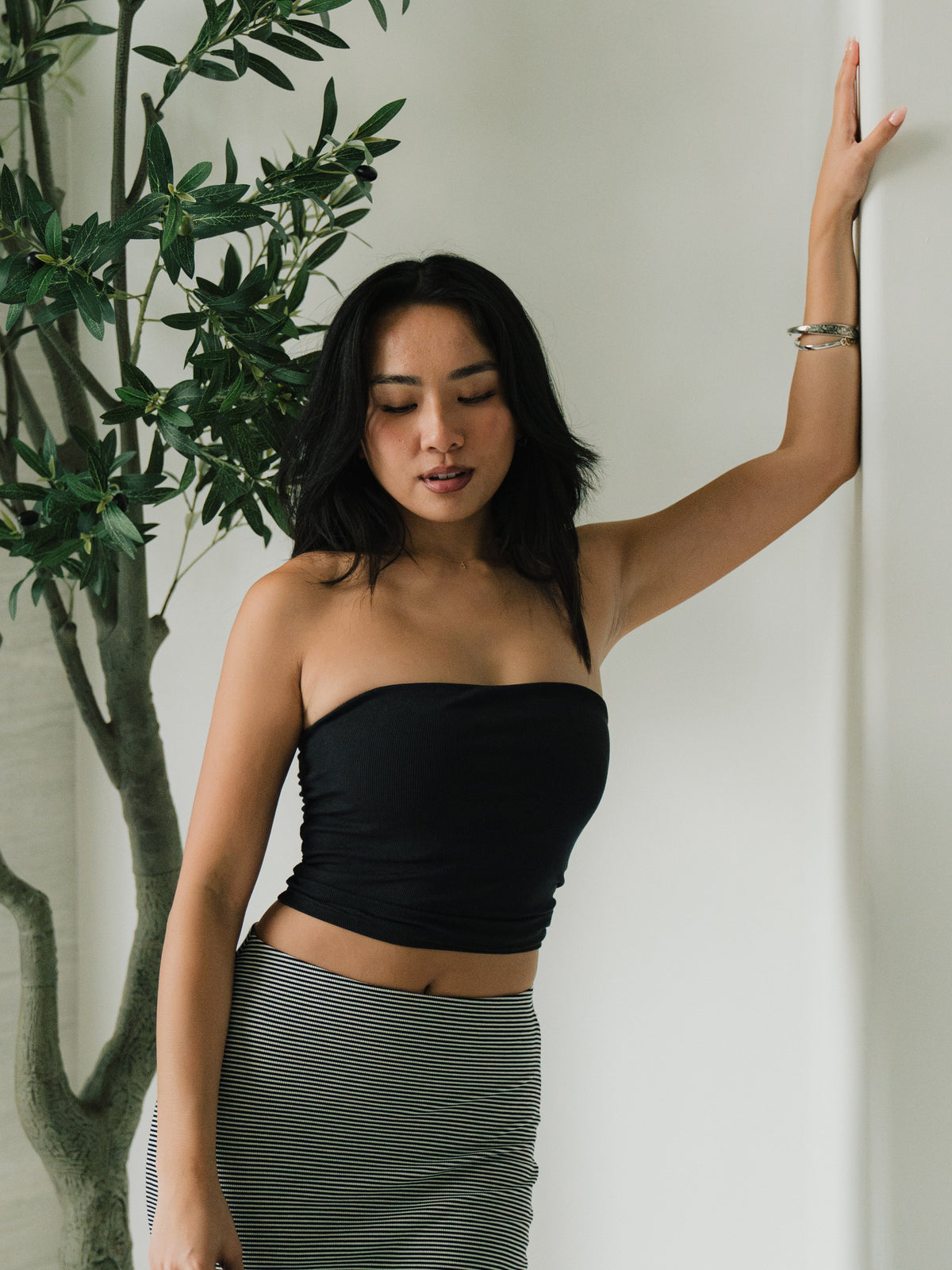 Brami Tube Top - Onyx Black