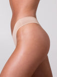 Invisible Hip Rise Thong - Sand