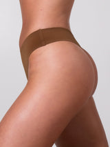 Thumbnail 2 of Invisible High Rise Thong - Mocha, 2 of 4