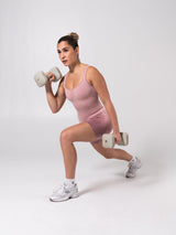 Thumbnail 2 of **PREORDER** Miracle Scrunch Seamless Bodysuit 5" - Heather Rose Ombre, 2 of 10
