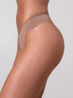 Invisible Hip Rise Thong - Cinnamon