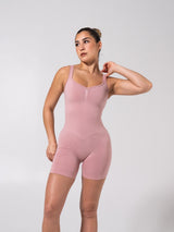 Thumbnail 3 of **PREORDER** Miracle Scrunch Seamless Bodysuit 5" - Heather Rose Water, 3 of 11