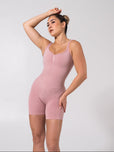 **PREORDER** Miracle Scrunch Seamless Bodysuit 5" - Heather Rose Water