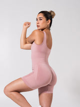 Thumbnail 7 of **PREORDER** Miracle Scrunch Seamless Bodysuit 5" - Heather Rose Water, 7 of 11