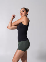 Thumbnail 6 of **PREORDER** Miracle Seamless Hip Tank - Heather Charcoal, 6 of 11