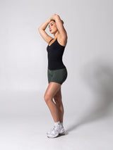 Thumbnail 7 of **PREORDER** Miracle Seamless Hip Tank - Heather Charcoal, 7 of 11