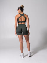 Thumbnail 9 of **PREORDER** Miracle Seamless Short 4.5" - Heather Limon Pepino, 9 of 10