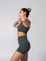 Thumbnail 7 of **PREORDER** Vida Seamless Sports Bra - Heather Limon Pepino, 7 of 9