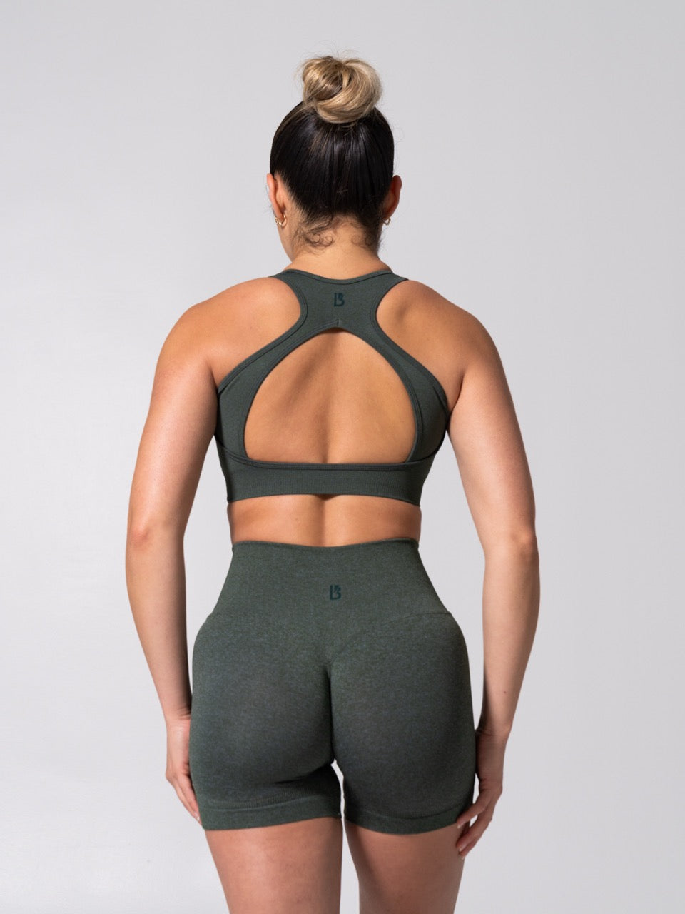 **PREORDER** Vida Seamless Sports Bra - Heather Limon Pepino