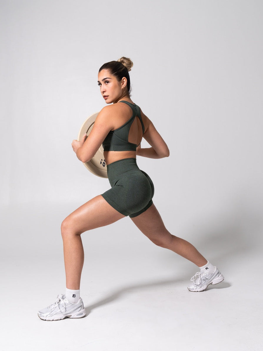 **PREORDER** Miracle Seamless Short 4.5" - Heather Limon Pepino