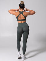 Thumbnail 5 of Miracle Seamless High Rise Legging - Heather Limon Pepino, 5 of 6