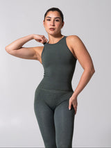 Thumbnail 1 of **PREORDER** Shape Seamless Hip Tank - Heather Limon Pepino, 1 of 10