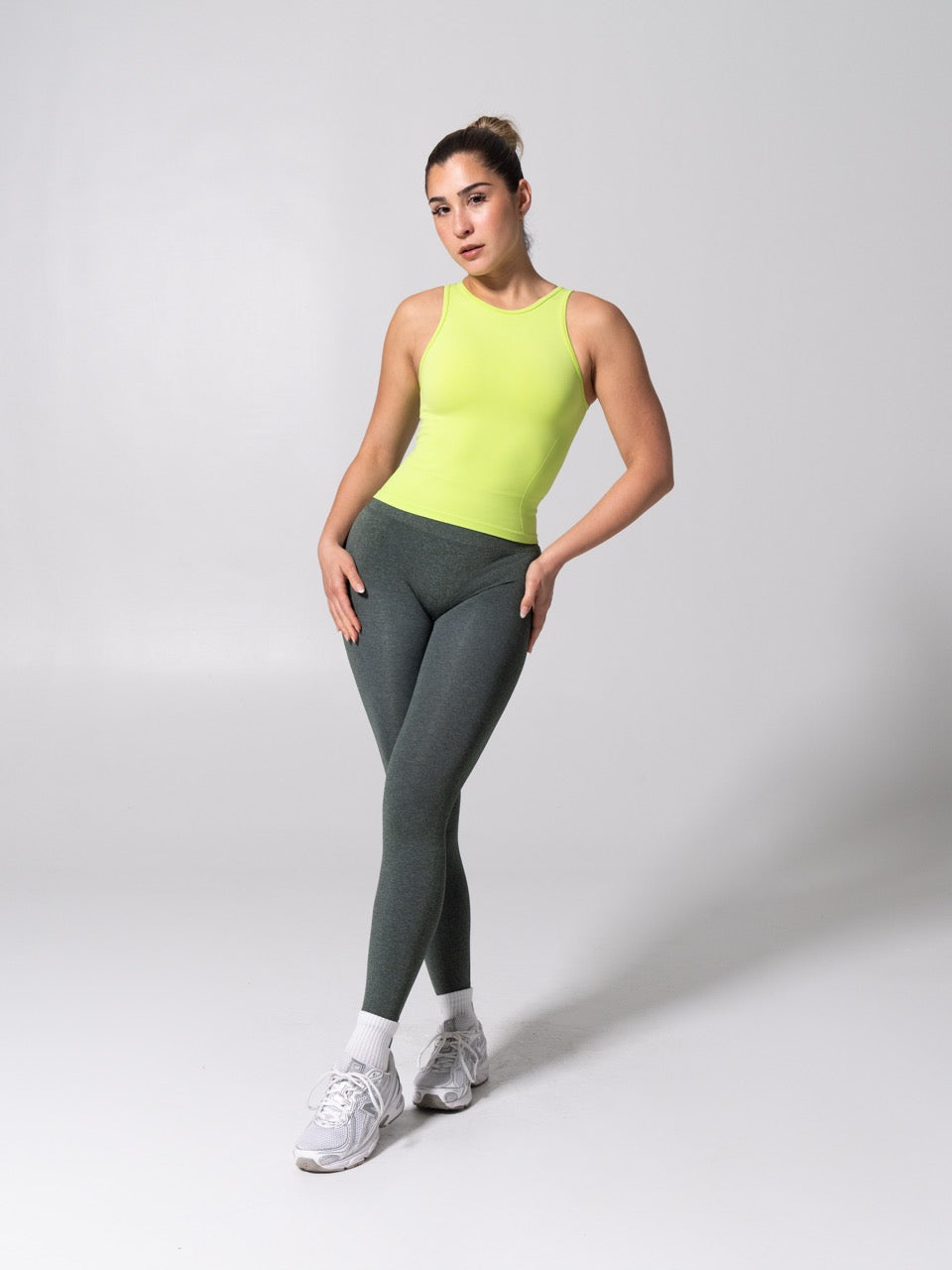**PREORDER** Shape Seamless Hip Tank - Heather Margarita